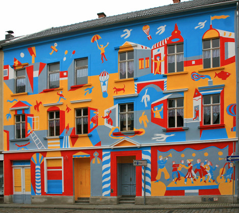 Fassade, Sebnitz, Lange Straße